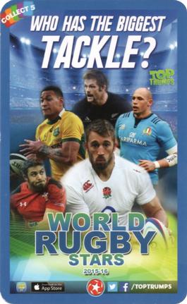 2015-16 Top Trumps World Rugby Stars #NNO George North Back